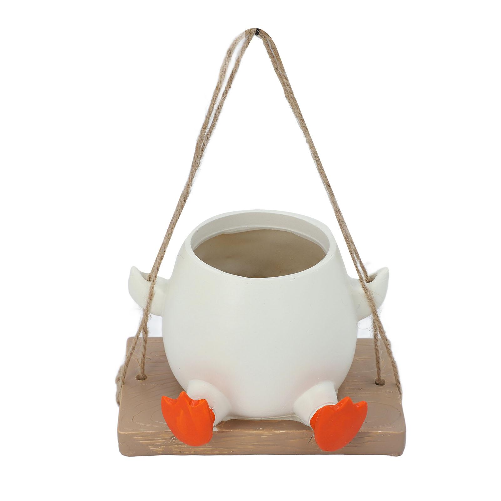 Swing Hanging Planter Cartoon Decorative Cute Swing Hanging Planter for Outdoor Garden
Swing Hanging Planter Cartoon Decorative Cute Swing Hanging Planter for Outdoor Garden
