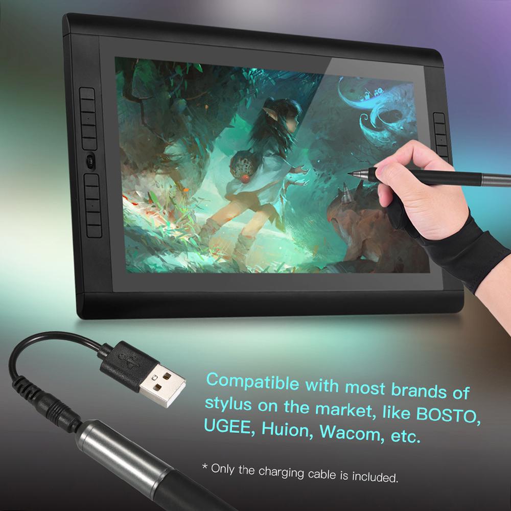 Pen Charging Cable USB 15 Cm Black Plastic for Graphics Drawing Tablet Rechargeable Pen
Pen Charging Cable USB 15 Cm Black Plastic for Graphics Drawing Tablet Rechargeable Pen