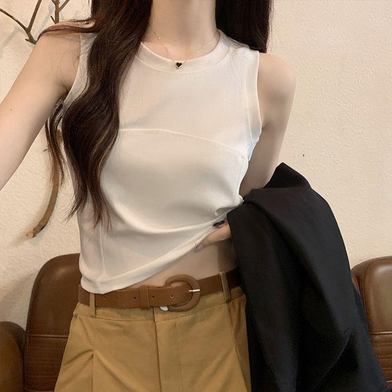 I-Beam Design Women s Pure Cotton Cropped Tank Top: Sleeveless, Slimming, Hot Girl Style M (recommended under 95 jin)
I-Beam Design Women s Pure Cotton Cropped Tank Top: Sleeveless, Slimming, Hot Girl Style M (recommended under 95 jin)