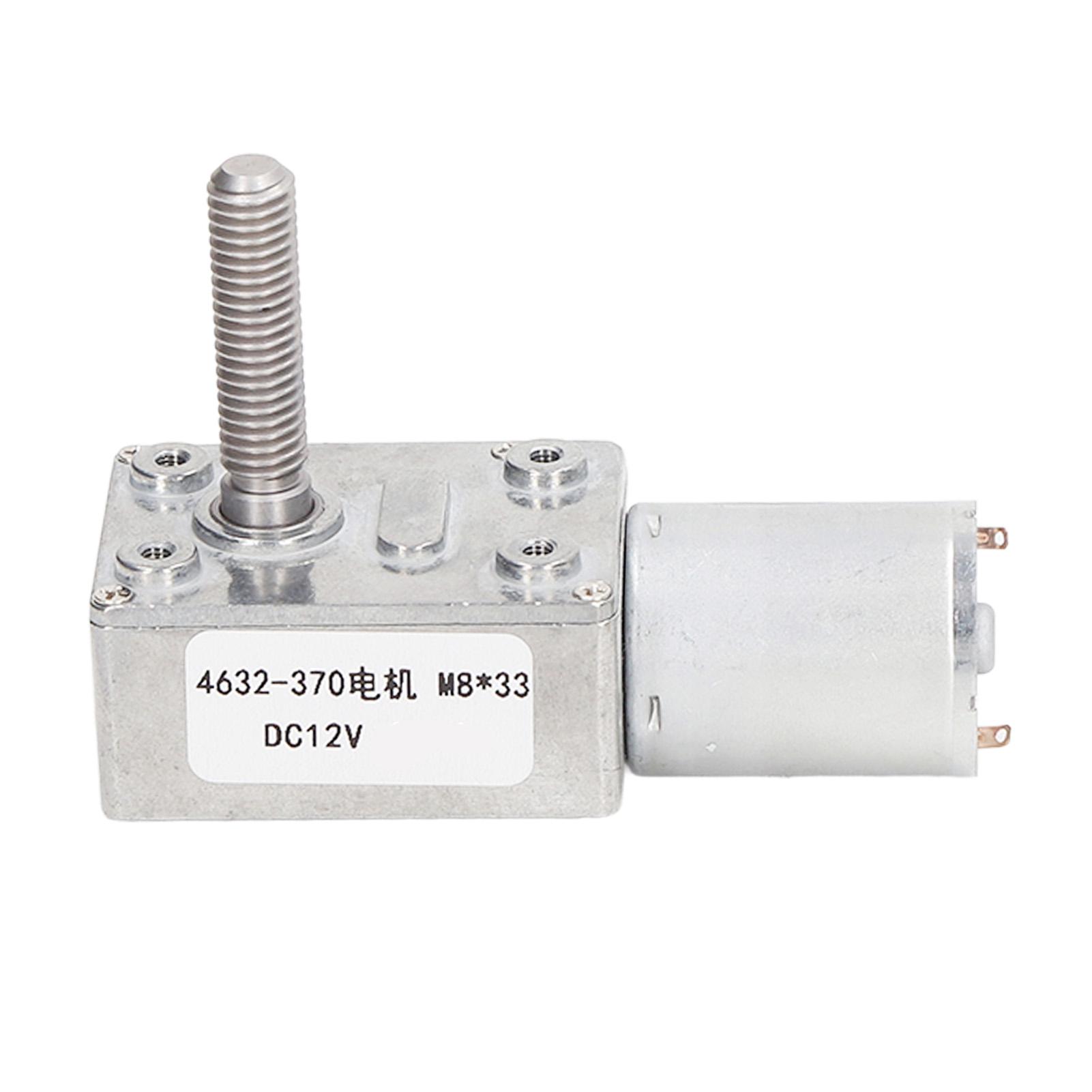 DC12V редукторний електродвигун з високим крученням CW CCW із самоблокуванням Черв ячний двигун зниження швидкості 4632370 6 обертів за хвилину
DC12V редукторний електродвигун з високим крученням CW CCW із самоблокуванням Черв ячний двигун зниження швидкості 4632370 6 обертів за хвилину