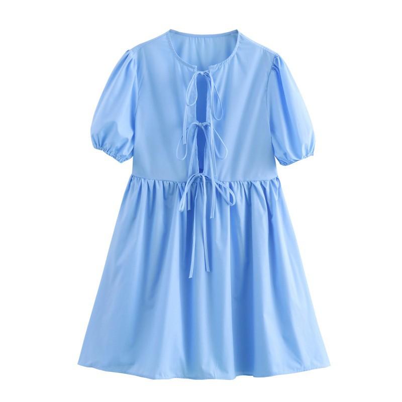 European American Women s Clothing Fashionable All-matching Pure Color Short-sleeved High-waist Short Dress L
European American Women s Clothing Fashionable All-matching Pure Color Short-sleeved High-waist Short Dress L