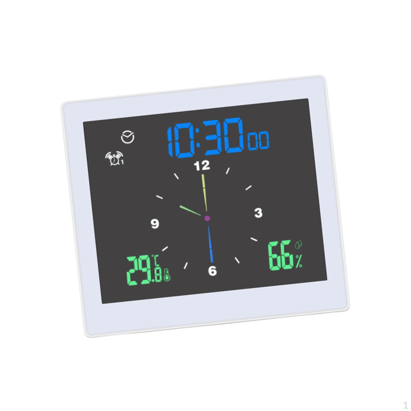Alarm Clock Shower Clock, Thermometer Hygrometer Silent Hanging Wall Bathroom Digital
Alarm Clock Shower Clock, Thermometer Hygrometer Silent Hanging Wall Bathroom Digital
