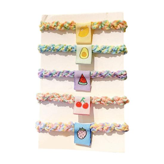 5Pcs/Set Hair Rope Candy Color Thickened Stretch High Elasticity Wear-resistant Hairstyle Decoration Headwear Strawberry Watermelon Fruit Label Holder A
5Pcs/Set Hair Rope Candy Color Thickened Stretch High Elasticity Wear-resistant Hairstyle Decoration Headwear Strawberry Watermelon Fruit Label Holder A