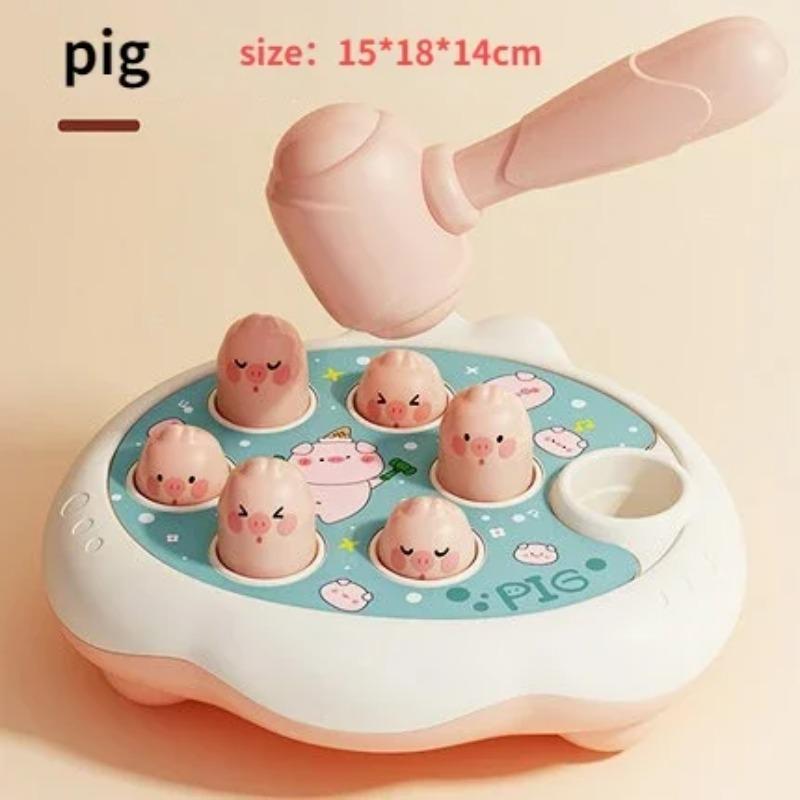 Cartoon Whac-A-Mole Montessori Baby Toy Toddler Educational Birthday Gift Animal Theme Knocking Game Parent Child Board Game Boy single person рожевий
Cartoon Whac-A-Mole Montessori Baby Toy Toddler Educational Birthday Gift Animal Theme Knocking Game Parent Child Board Game Boy single person рожевий