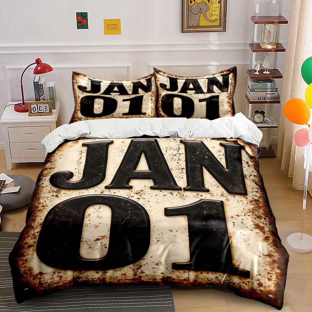 JAN 01 bold text. Bedding sets Duvet cover sets Duvet covers Pillowcases(1 * Duvet Cover 2 * Pillowcases, without duvet insert) 135x200cm
JAN 01 bold text. Bedding sets Duvet cover sets Duvet covers Pillowcases(1 * Duvet Cover 2 * Pillowcases, without duvet insert) 135x200cm