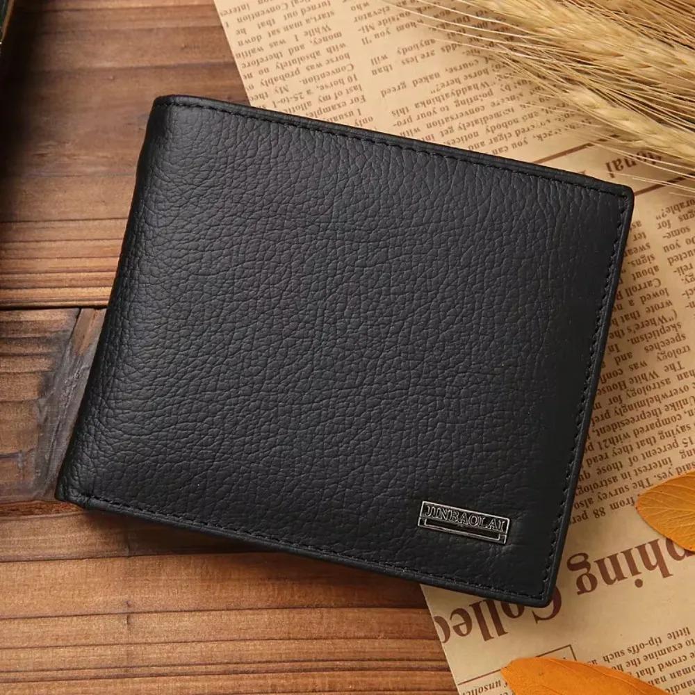 Genuine Leather Mens Wallet Premium Product Real Cowhide Wallets For Man Short Black Walet Portefeuille Homme Short Purses
Genuine Leather Mens Wallet Premium Product Real Cowhide Wallets For Man Short Black Walet Portefeuille Homme Short Purses