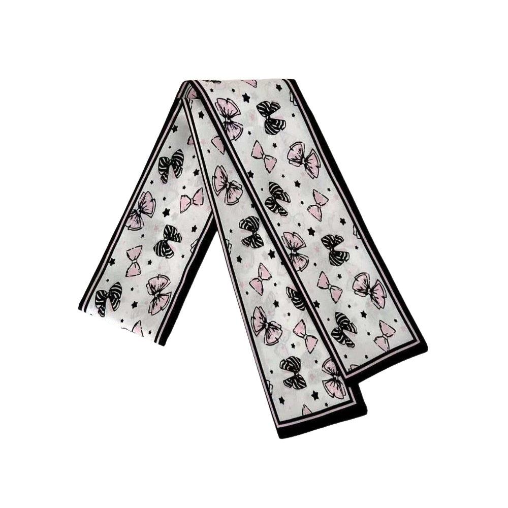 Fashion Silk Slender Scarf Long Decoration Neck Scarf Double-Sided Streamer Small Silk Scarf Women Accessories
Fashion Silk Slender Scarf Long Decoration Neck Scarf Double-Sided Streamer Small Silk Scarf Women Accessories