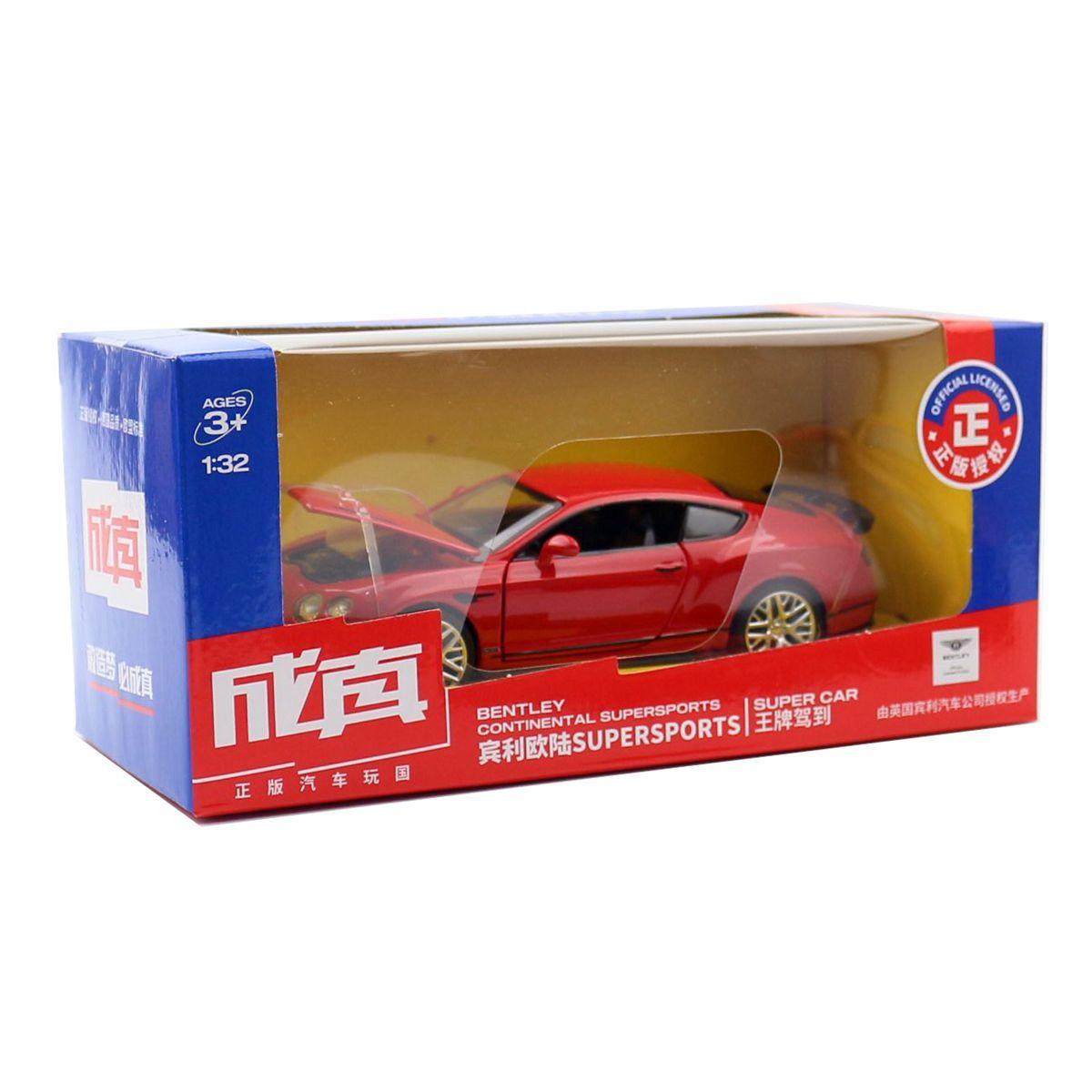 1/32 Bentley Continental Supersport литой металлический сплав миниатюрная игрушечная модель автомобиля открывающиеся двери откидываются назад коллекционный подарок для мальчика красный
1/32 Bentley Continental Supersport литой металлический сплав миниатюрная игрушечная модель автомобиля открывающиеся двери откидываются назад коллекционный подарок для мальчика красный