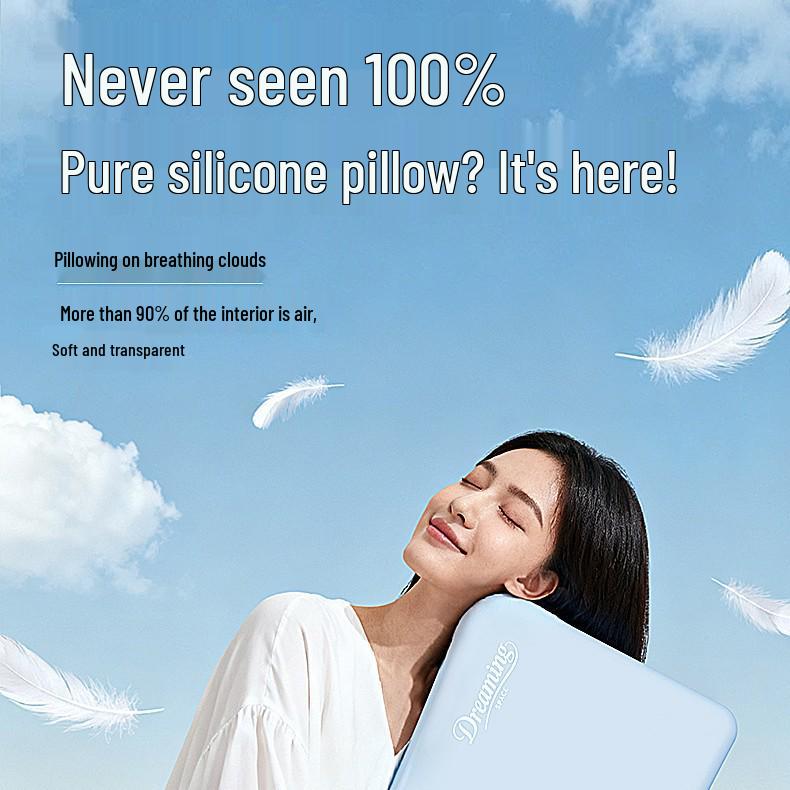 Food Grade 100% Pure Silicone Pillow - Durable & Machine Washable
Food Grade 100% Pure Silicone Pillow - Durable & Machine Washable