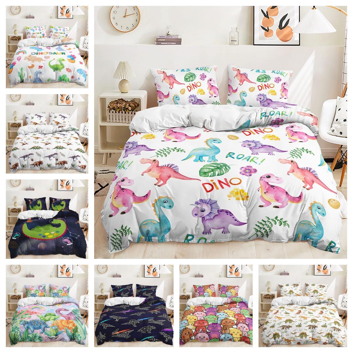 Quilt Cover Dinosaur Pillowcase Digital Printing Bedding Three-Piece Children S Bed Cover 135 * 200 (two-piece set) 90g
Quilt Cover Dinosaur Pillowcase Digital Printing Bedding Three-Piece Children S Bed Cover 135 * 200 (two-piece set) 90g