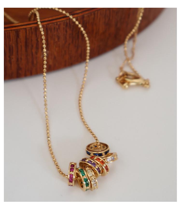 Versatile Rainbow Circle Earrings & Dopamine Necklace Set: Simple, Detachable, Multiple Wear Styles
Versatile Rainbow Circle Earrings & Dopamine Necklace Set: Simple, Detachable, Multiple Wear Styles