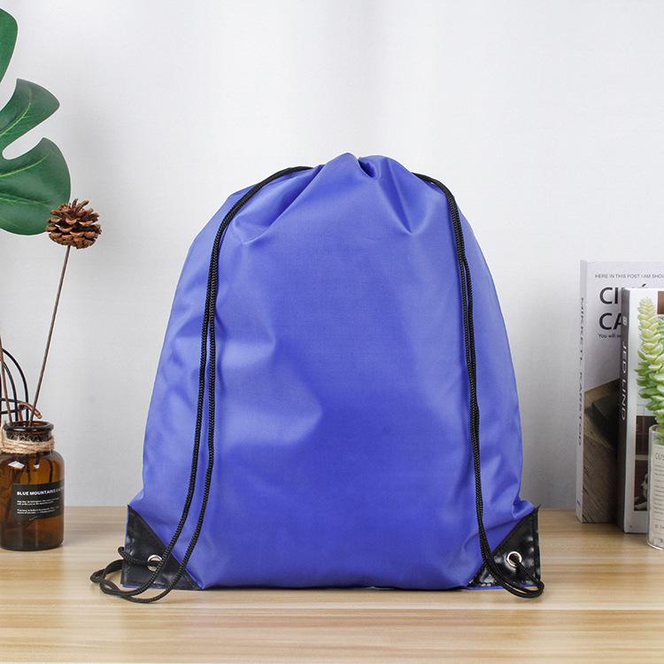 Colorful 210D Polyester Drawstring Backpack with Nylon Pull Cord
Colorful 210D Polyester Drawstring Backpack with Nylon Pull Cord