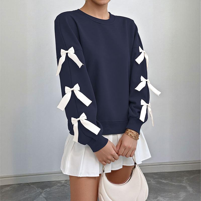 2025 Autumn/Winter European & American Casual Bow Decor Women s Christmas Party Pullover Hoodie Medium темно-синий
2025 Autumn/Winter European & American Casual Bow Decor Women s Christmas Party Pullover Hoodie Medium темно-синий