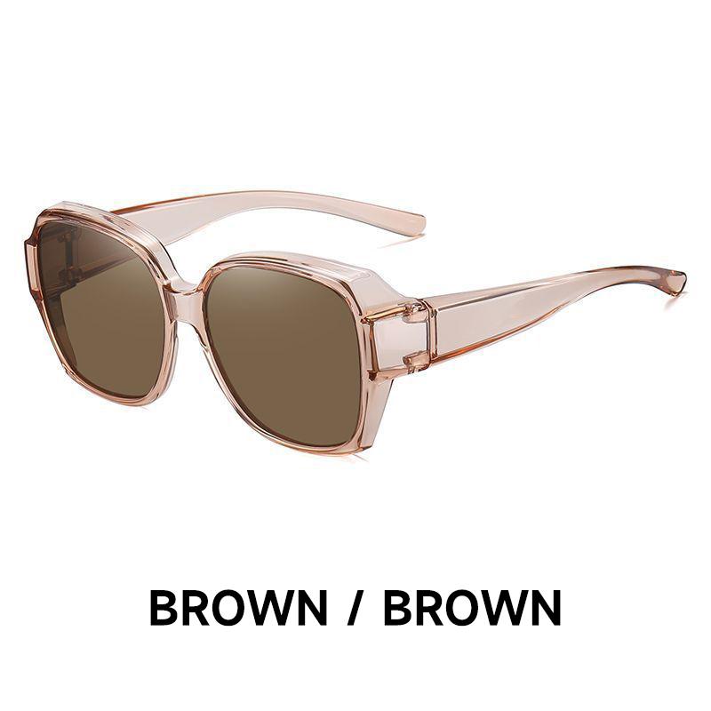 1PCS Polarized Sunglasses Women Men Used Outside Of Prescription Glasses Fit Over Reading Glasses UV400 Eyewear коричневий
1PCS Polarized Sunglasses Women Men Used Outside Of Prescription Glasses Fit Over Reading Glasses UV400 Eyewear коричневий