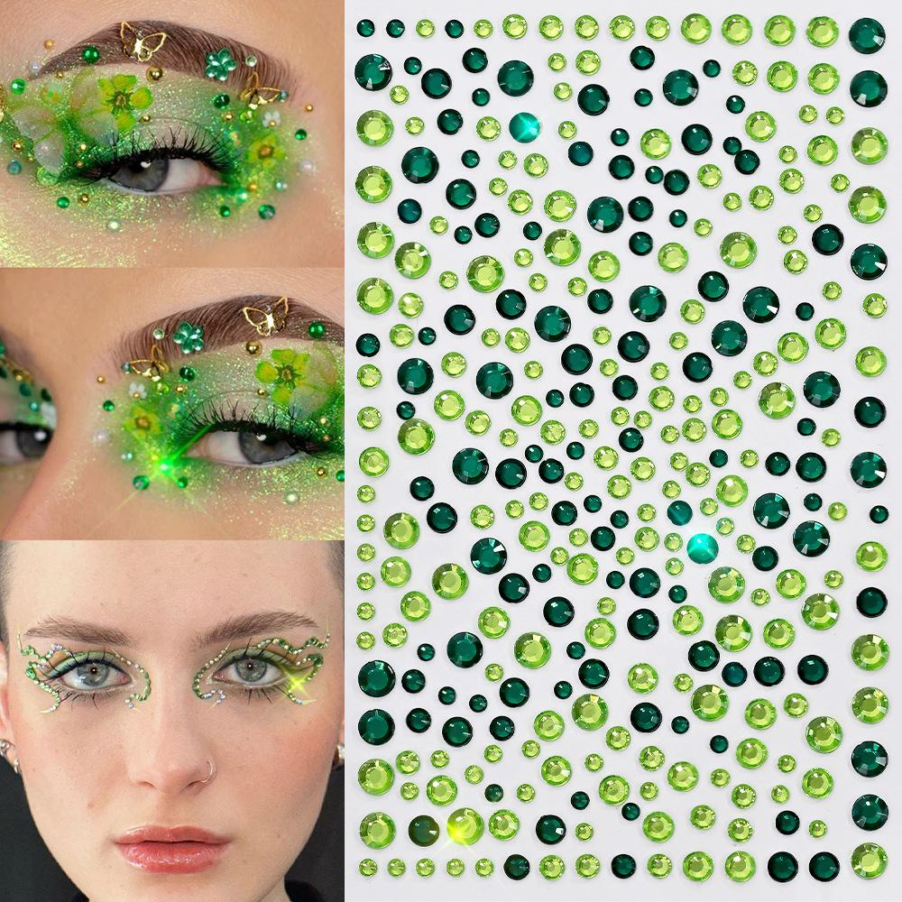 1 Sheets Green Self Adhesive Face Rhinestones, Multi Size Face Green Dark Green Rhinestone Stickers, For Face Eye Makeup Nail Body Crafts зелений
1 Sheets Green Self Adhesive Face Rhinestones, Multi Size Face Green Dark Green Rhinestone Stickers, For Face Eye Makeup Nail Body Crafts зелений