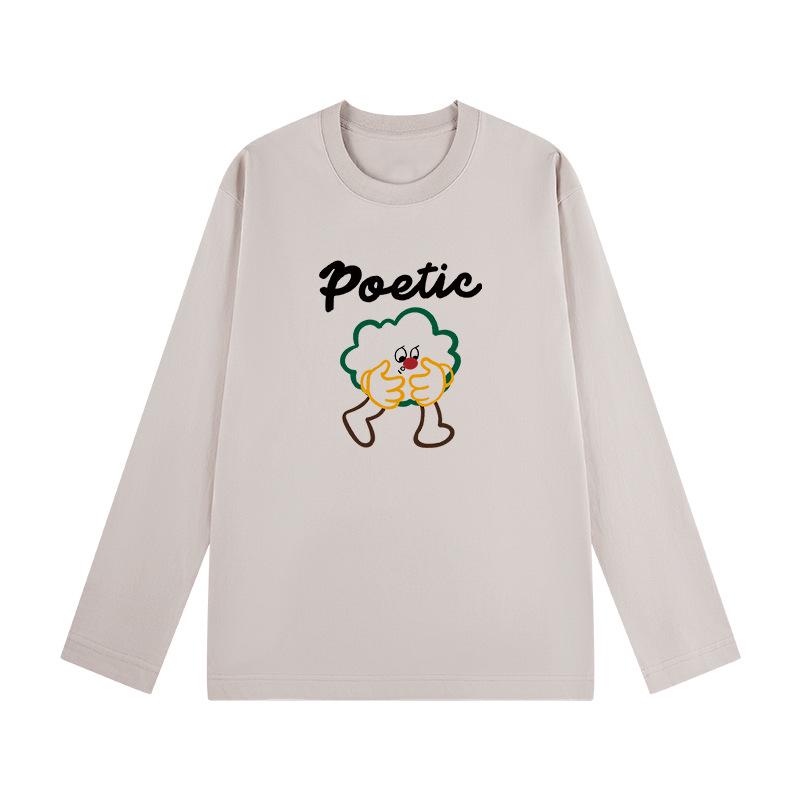230g Pure Cotton Korean Style Long Sleeve Print T-Shirt - Autumn/Winter Casual Base Layer XL (130-150 jin)
230g Pure Cotton Korean Style Long Sleeve Print T-Shirt - Autumn/Winter Casual Base Layer XL (130-150 jin)
