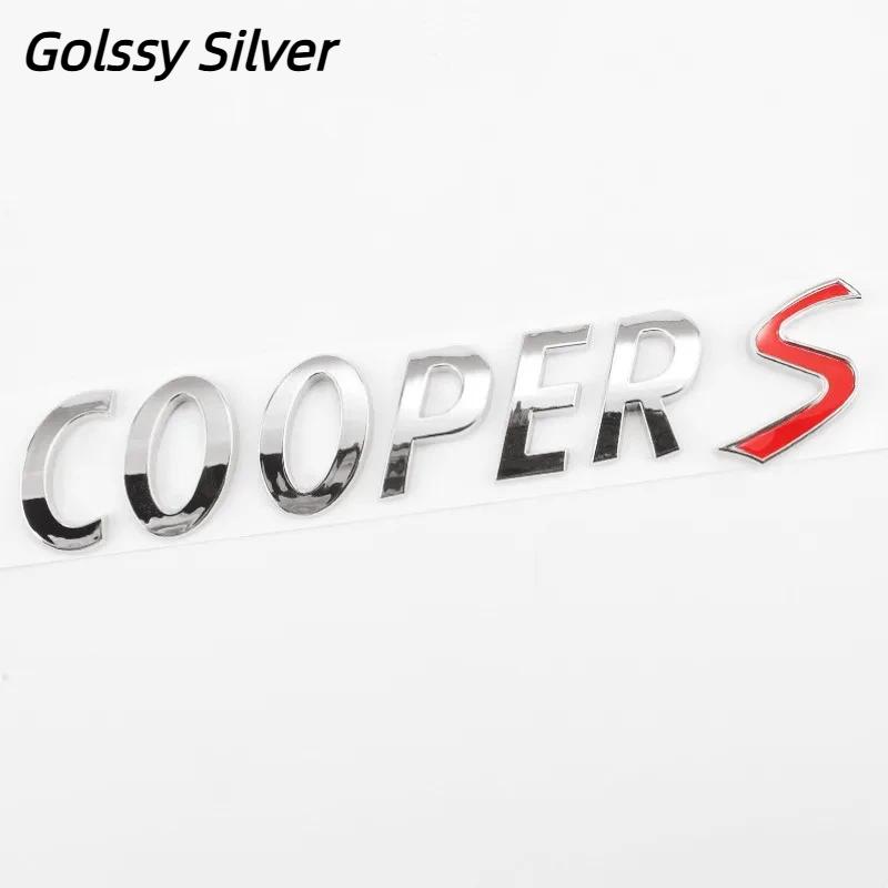 NEW 3D ABS Car Letters Logo Cooper S Rear Trunk Badge Emblem Decals Sticker For MI-NI R55 R56 F56 R50 R52 F55 JCW R53 Accessories COOPER S-Golssy Silver
NEW 3D ABS Car Letters Logo Cooper S Rear Trunk Badge Emblem Decals Sticker For MI-NI R55 R56 F56 R50 R52 F55 JCW R53 Accessories COOPER S-Golssy Silver
