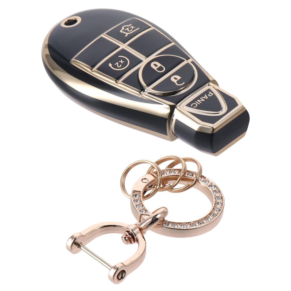 Чехол для автомобильного ключа с золотым краем и брелком для Dodge Ram Truck Chrysler Town
Чехол для автомобильного ключа с золотым краем и брелком для Dodge Ram Truck Chrysler Town