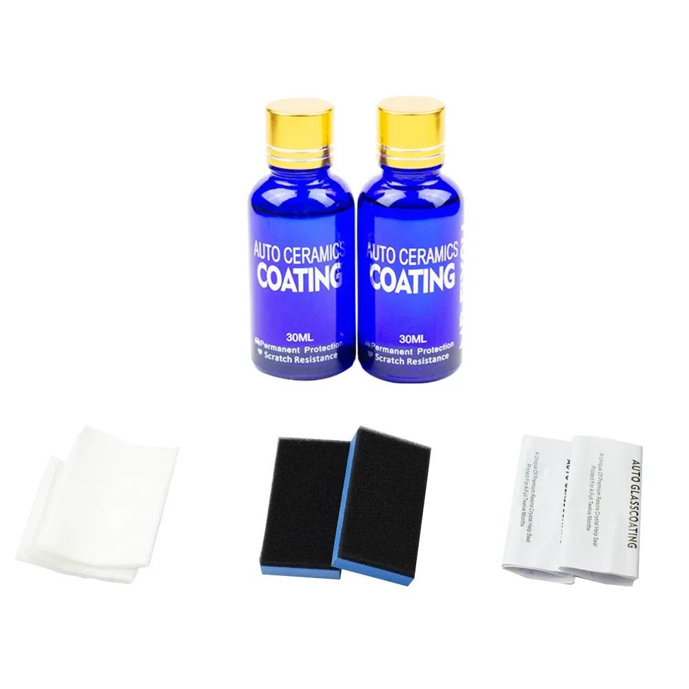 2PCS 9H Liquid Ceramic Coat Super Hydrophobic Glass Coating Set Polysiloxane and Nano Materials Car Paint Waterproof Film Polish
2PCS 9H Liquid Ceramic Coat Super Hydrophobic Glass Coating Set Polysiloxane and Nano Materials Car Paint Waterproof Film Polish