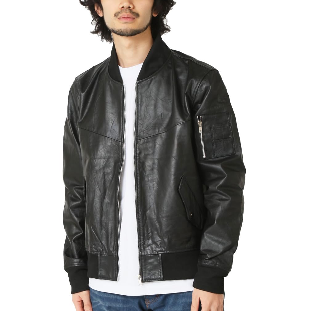 Genuine Leather Jacket Reproduced Leather Outerwear Light Outerwear Spring Clothes Autumn Clothes Riders Jacket Military Jacket Leather Jacket L Black
Genuine Leather Jacket Reproduced Leather Outerwear Light Outerwear Spring Clothes Autumn Clothes Riders Jacket Military Jacket Leather Jacket L Black