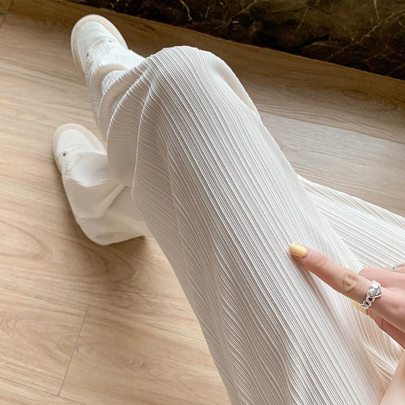Ice Silk High Waist Wide-Leg Chiffon Pants: Women s Lightweight, Drape Loose, Straight-Leg, Slimming, Casual Trousers for Spring and Summer. XL for 62.5-70 kg
Ice Silk High Waist Wide-Leg Chiffon Pants: Women s Lightweight, Drape Loose, Straight-Leg, Slimming, Casual Trousers for Spring and Summer. XL for 62.5-70 kg