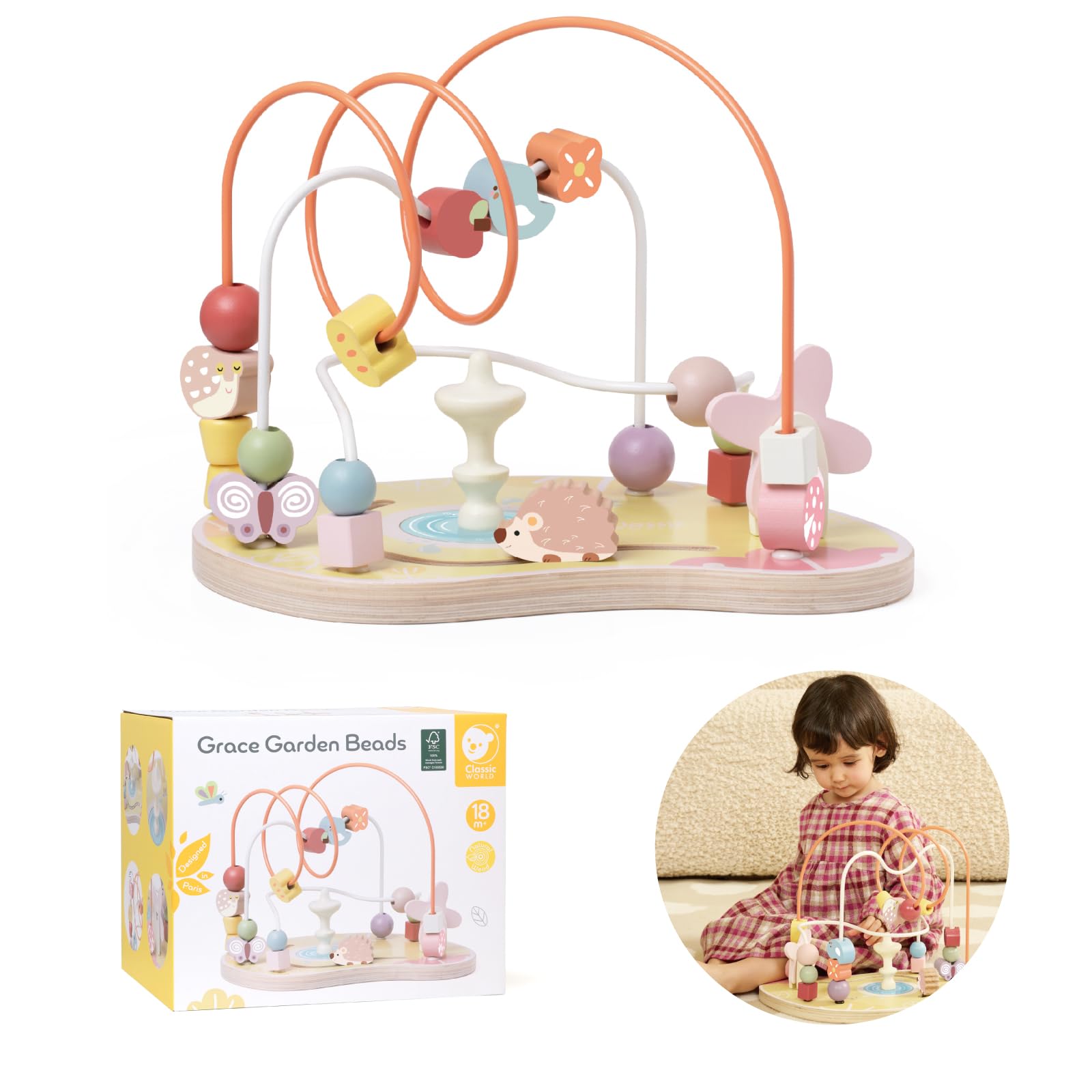 Классический World Grace Garden Beads Looping Bead Coaster Toy Bead Maze Educational Toy Baby 1 Year Old 18 Years Girl (CL20189)
Классический World Grace Garden Beads Looping Bead Coaster Toy Bead Maze Educational Toy Baby 1 Year Old 18 Years Girl (CL20189)