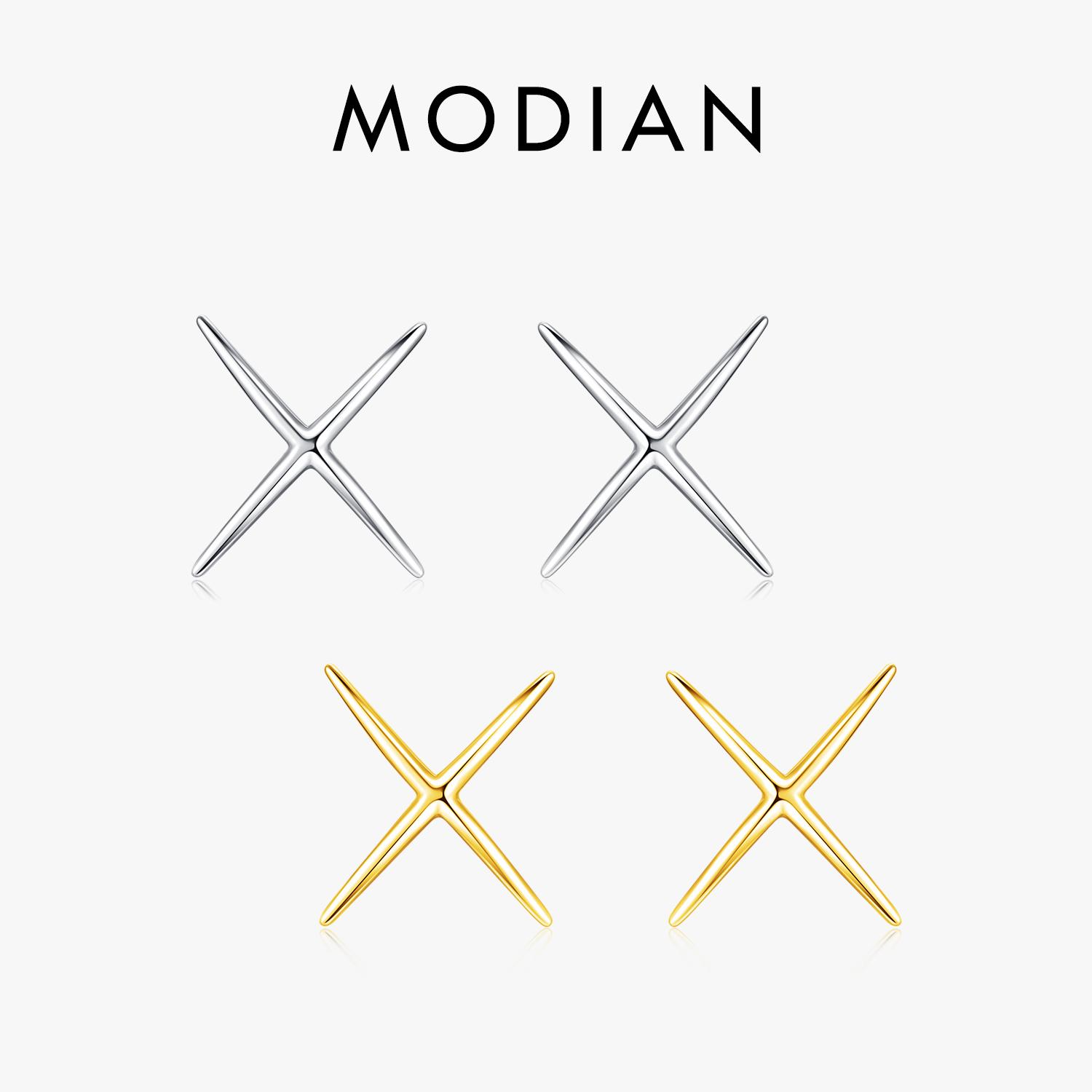 Modian 925 Sterling Zilver X Lijnen Minimalistische Vrouwelijke Oorknopjes Trendy Geplatineerde Punk Fijne Sieraden Voor Vrouwen Oorbel
Modian 925 Sterling Zilver X Lijnen Minimalistische Vrouwelijke Oorknopjes Trendy Geplatineerde Punk Fijne Sieraden Voor Vrouwen Oorbel