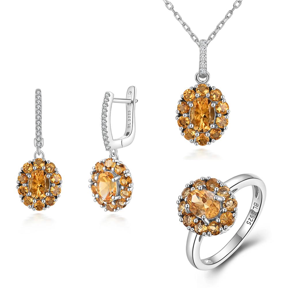 Elegant S925 Silver Natural Citrine Jewelry Set - Ring Earrings Pendant Necklace for Ladies Birthday Anniversary Gifts US RING SIZE:9# білий
Elegant S925 Silver Natural Citrine Jewelry Set - Ring Earrings Pendant Necklace for Ladies Birthday Anniversary Gifts US RING SIZE:9# білий