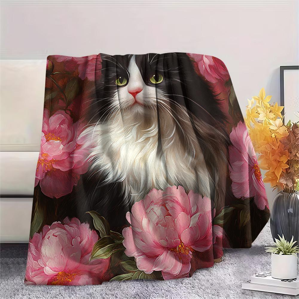 Cow Cat Print Flannel Blanket, High quality Comfortable for All Seasons, Home Decor, Warmth and Comfort, Perfect for Christmas Gifts 80cm x 120cm
Cow Cat Print Flannel Blanket, High quality Comfortable for All Seasons, Home Decor, Warmth and Comfort, Perfect for Christmas Gifts 80cm x 120cm