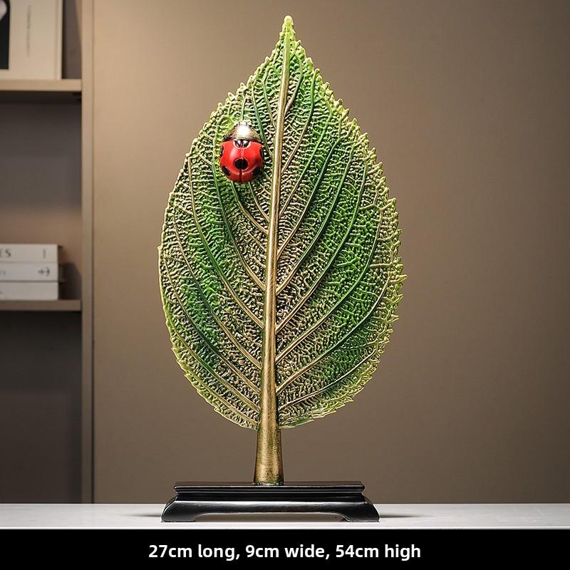 BEPAN Creative art leaf ornaments for the living room TV and wine cabinet, a niche and high-end home decoration 27X9X54CM
BEPAN Creative art leaf ornaments for the living room TV and wine cabinet, a niche and high-end home decoration 27X9X54CM