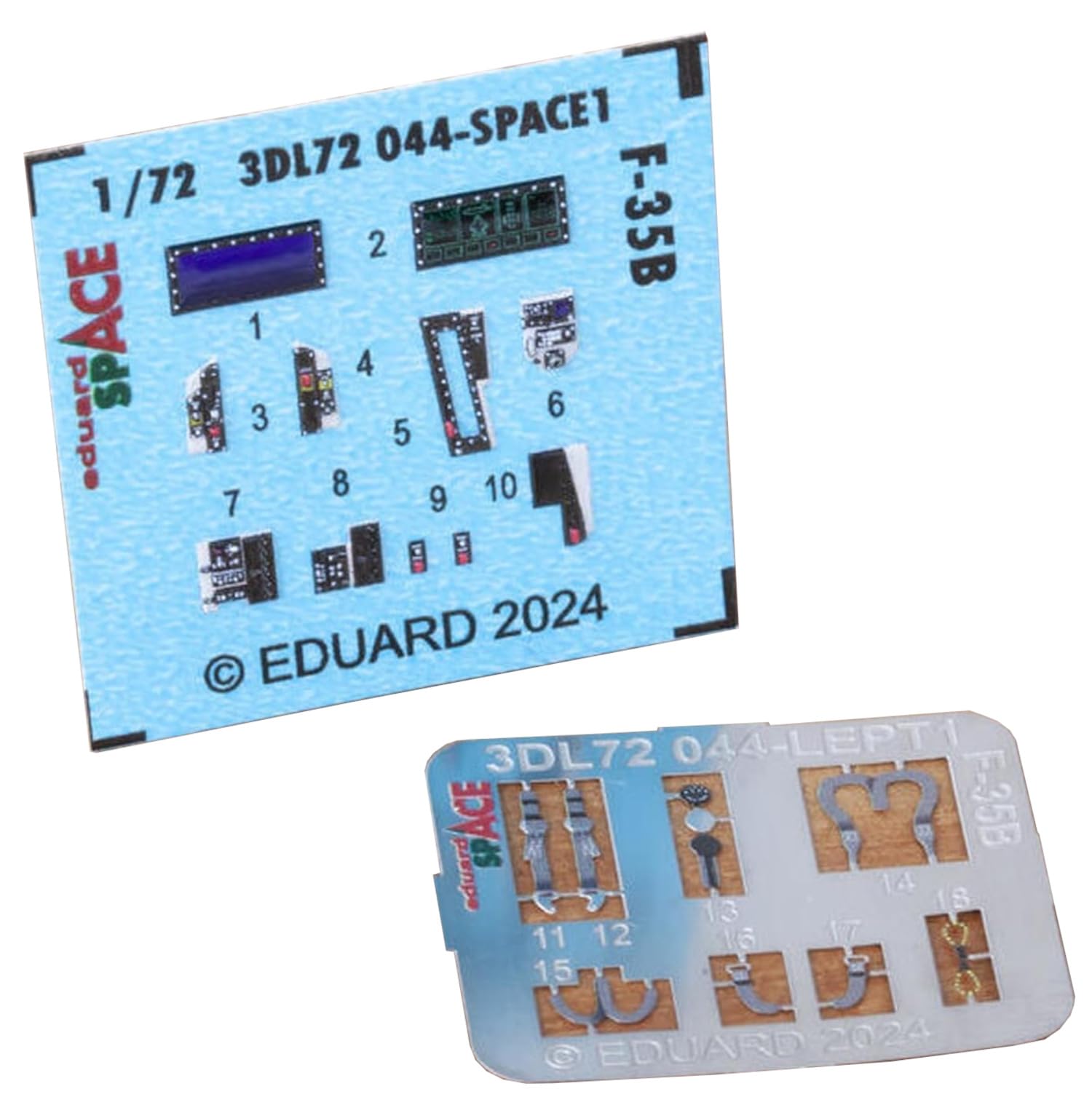 Eduard Space Lockheed Martin Lightning 2 Interior 3D Parts Set Plastic Model Decal EDU3DL72044 1/72 F-35B Decal/Etched (для Тамии)
Eduard Space Lockheed Martin Lightning 2 Interior 3D Parts Set Plastic Model Decal EDU3DL72044 1/72 F-35B Decal/Etched (для Тамии)