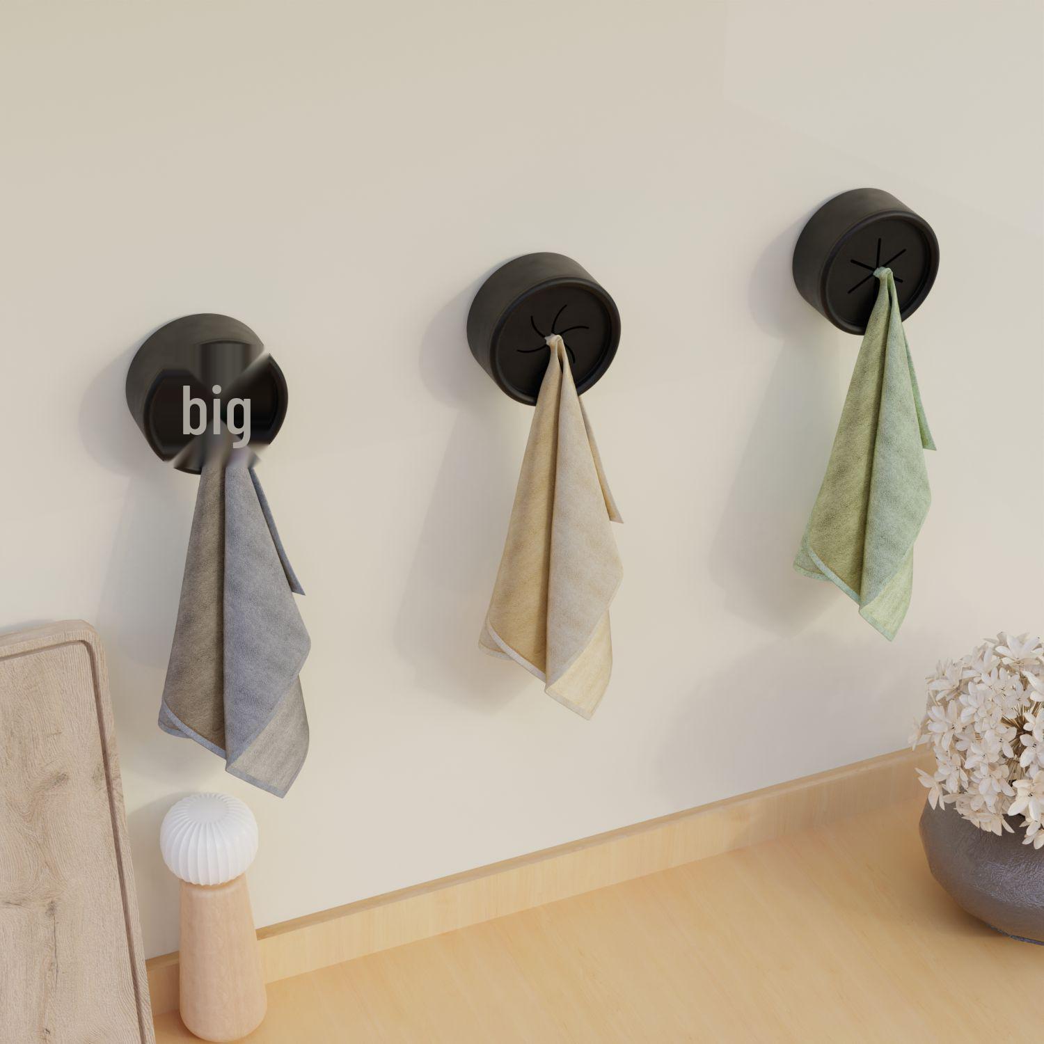 Electroplated Towel Hook - Punch-Free Wall-Mounted Clip with Strong Adhesive for Kitchen & Bathroom Open with Rice Word Pattern чорний
Electroplated Towel Hook - Punch-Free Wall-Mounted Clip with Strong Adhesive for Kitchen & Bathroom Open with Rice Word Pattern чорний