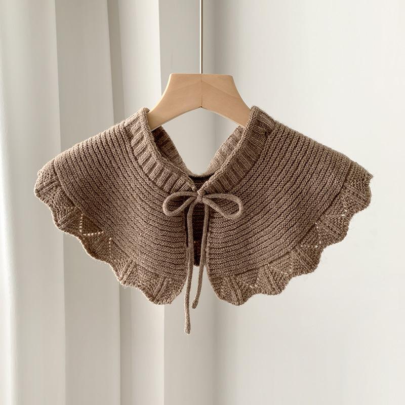 Теплая шаль, внешнее украшение, женская универсальная вязаная шерстяная шаль с накладным воротником и горизонтальным воротником 45x20cm
Теплая шаль, внешнее украшение, женская универсальная вязаная шерстяная шаль с накладным воротником и горизонтальным воротником 45x20cm