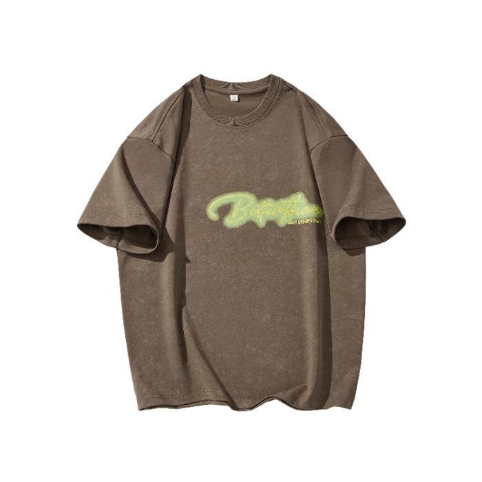 300g Heavy Pure Cotton Short-sleeved T-shirt for Men s Summer New Loose Round Neck Retro Printed Top 4XL
300g Heavy Pure Cotton Short-sleeved T-shirt for Men s Summer New Loose Round Neck Retro Printed Top 4XL