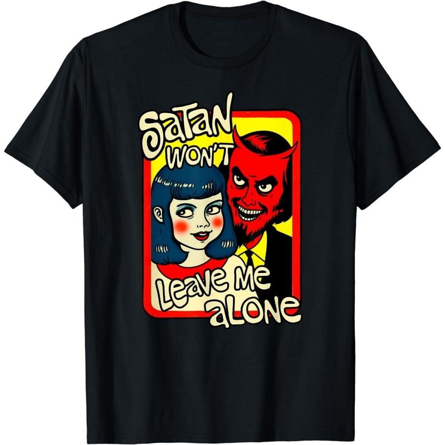 ZAANU Satan Wont Leave Me Alone Cool Retro 1960s Satanic Pop Art T-Shirt XXXXXL різнокольоровий
ZAANU Satan Wont Leave Me Alone Cool Retro 1960s Satanic Pop Art T-Shirt XXXXXL різнокольоровий