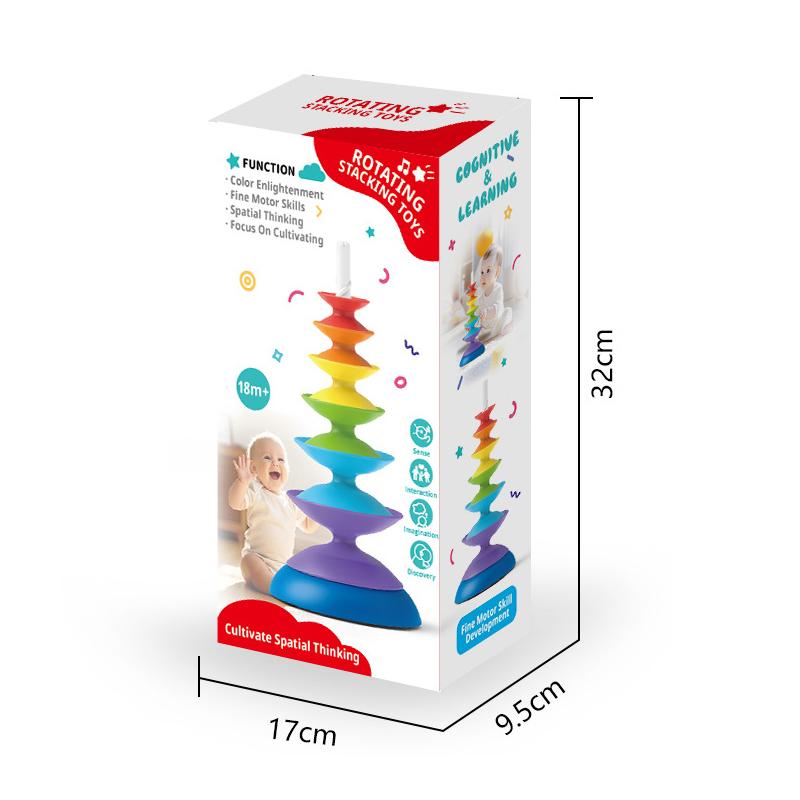 Rainbow Spinning Wheel Toy Montessori Educational Stacker Tower Engaging Toddlers Brain Development Toy Color Cognition Toy
Rainbow Spinning Wheel Toy Montessori Educational Stacker Tower Engaging Toddlers Brain Development Toy Color Cognition Toy