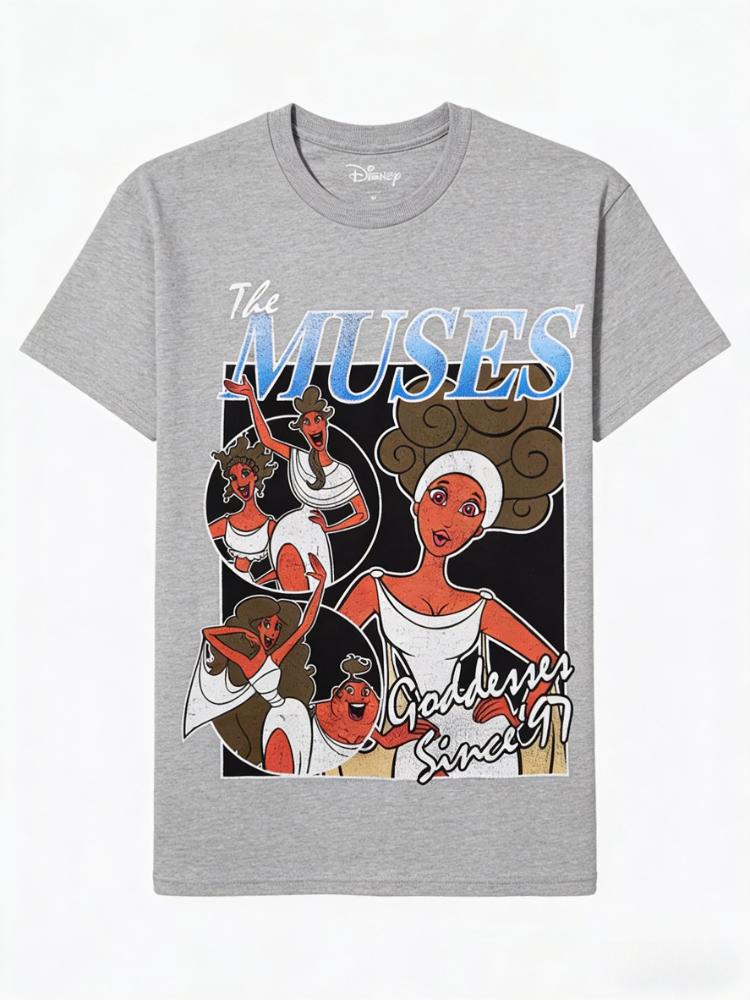 Genuine 2026 New Fashion Hercules Muse Cartoon Pattern High Quality Womens TShirt Loose Plus Size Short Sleeve S
Genuine 2026 New Fashion Hercules Muse Cartoon Pattern High Quality Womens TShirt Loose Plus Size Short Sleeve S