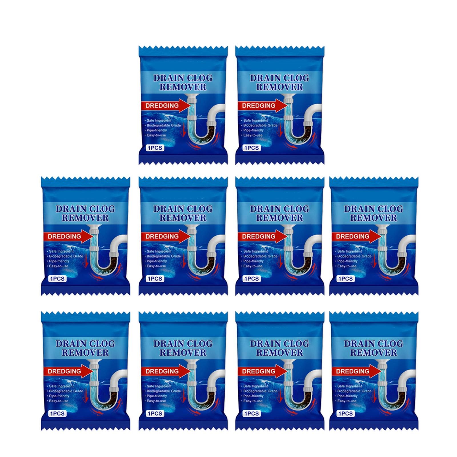 10 шт. Эффективный порошок для прочистки слива раковины Эффективные средства для прочистки засоров Скажите «прощай» засоренным трубам на кухне, в ванной и прачечной
10 шт. Эффективный порошок для прочистки слива раковины Эффективные средства для прочистки засоров Скажите «прощай» засоренным трубам на кухне, в ванной и прачечной