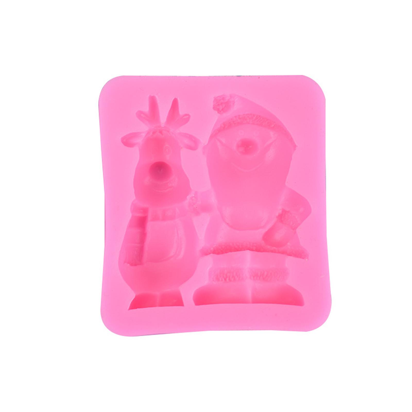 Santa Claus Elk Silicone Mold Fondant Chocolate Mould DIY Christmas Cake Dessert Decorating Mould Baking DIY Supplies 1
Santa Claus Elk Silicone Mold Fondant Chocolate Mould DIY Christmas Cake Dessert Decorating Mould Baking DIY Supplies 1