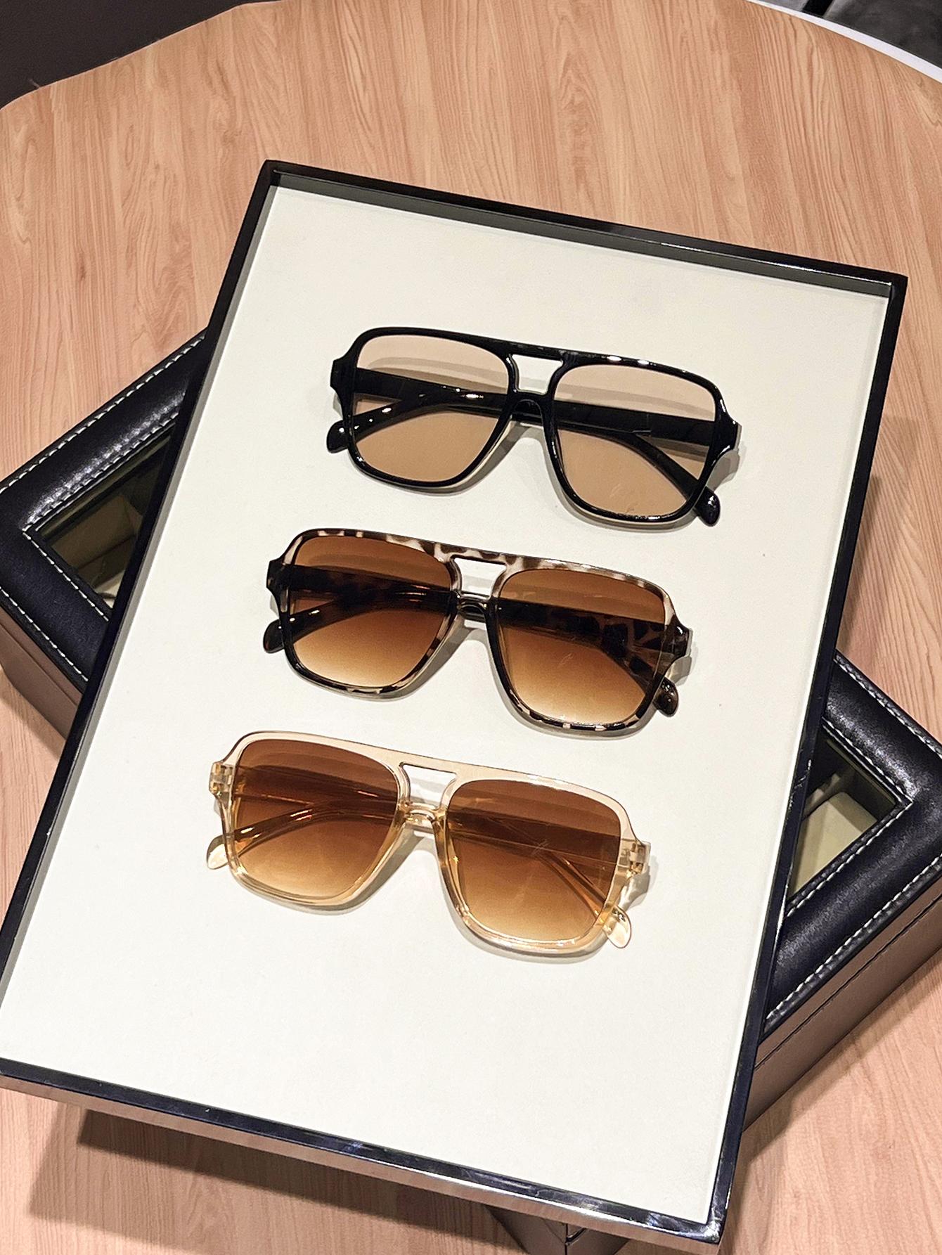 3Pcs Retro Basic Versatile Fashion Sunglasses in Multiple Color Combinations, Suitable for Daily Wear, Gifts, Driving, and Trave
3Pcs Retro Basic Versatile Fashion Sunglasses in Multiple Color Combinations, Suitable for Daily Wear, Gifts, Driving, and Trave