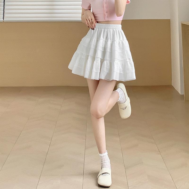 Spring and Summer New Skirt Princess Style White Short Skirt High Waist Temperament Fluffy Skirt XL чорний
Spring and Summer New Skirt Princess Style White Short Skirt High Waist Temperament Fluffy Skirt XL чорний