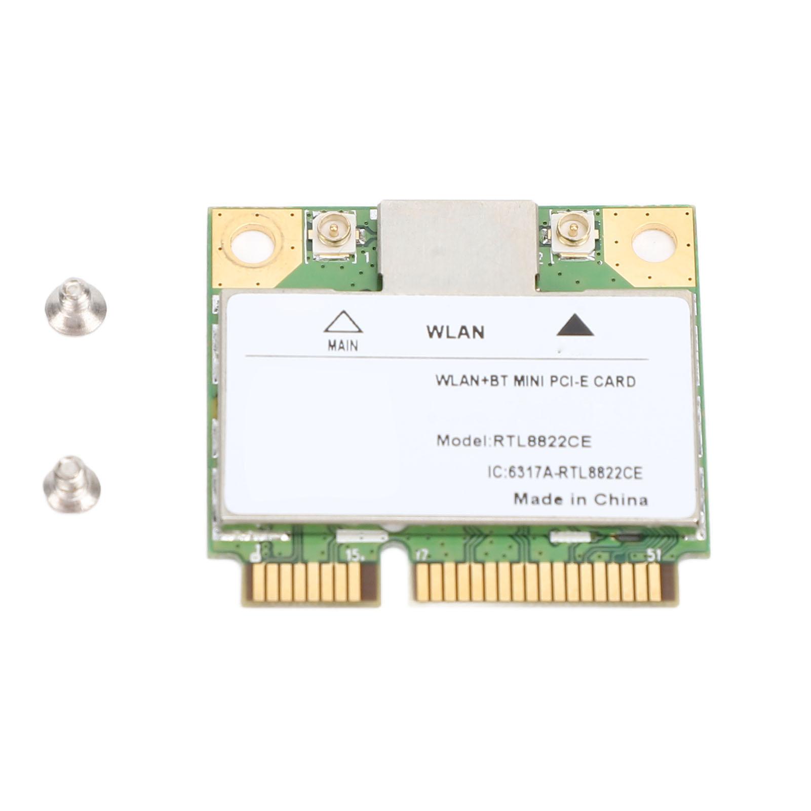 RTL8822CE Wireless Card 1200Mbps 2.4G 5G Dual Band Bluetooth 5.0 PCIE Wireless Network Card Module
RTL8822CE Wireless Card 1200Mbps 2.4G 5G Dual Band Bluetooth 5.0 PCIE Wireless Network Card Module