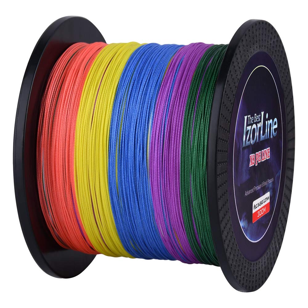 IzorLine PE line 8 strands fishing line PE 300m super strong high sensitivity abrasion resistant low elongation fishing line fishing line No. 5.0
IzorLine PE line 8 strands fishing line PE 300m super strong high sensitivity abrasion resistant low elongation fishing line fishing line No. 5.0