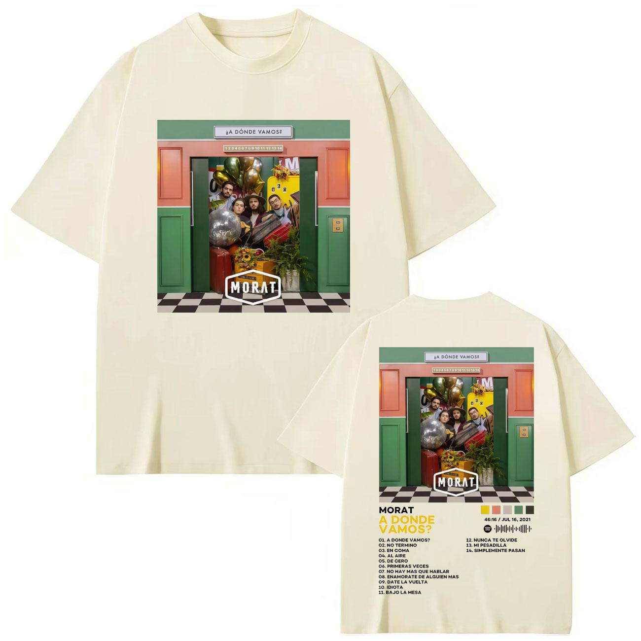 Colombia Band Morat Album Poster Graphic T Shirts Harajuku Pop Music Short Sleeve T-shirts Men s Women s Casual T-shirt 3XL
Colombia Band Morat Album Poster Graphic T Shirts Harajuku Pop Music Short Sleeve T-shirts Men s Women s Casual T-shirt 3XL