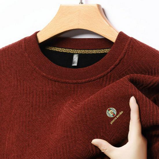 Men s Thick Knit Long Sleeve Sweater, Round Neck, Velvet Lining, Warm and Versatile for Autumn/Winter. 2XL червоний
Men s Thick Knit Long Sleeve Sweater, Round Neck, Velvet Lining, Warm and Versatile for Autumn/Winter. 2XL червоний