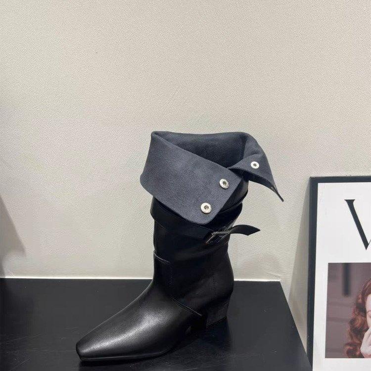 Beautiful square head thick heel short boots women s new autumn and winter high heels are not tired of mid-tube boots 40 чёрный
Beautiful square head thick heel short boots women s new autumn and winter high heels are not tired of mid-tube boots 40 чёрный