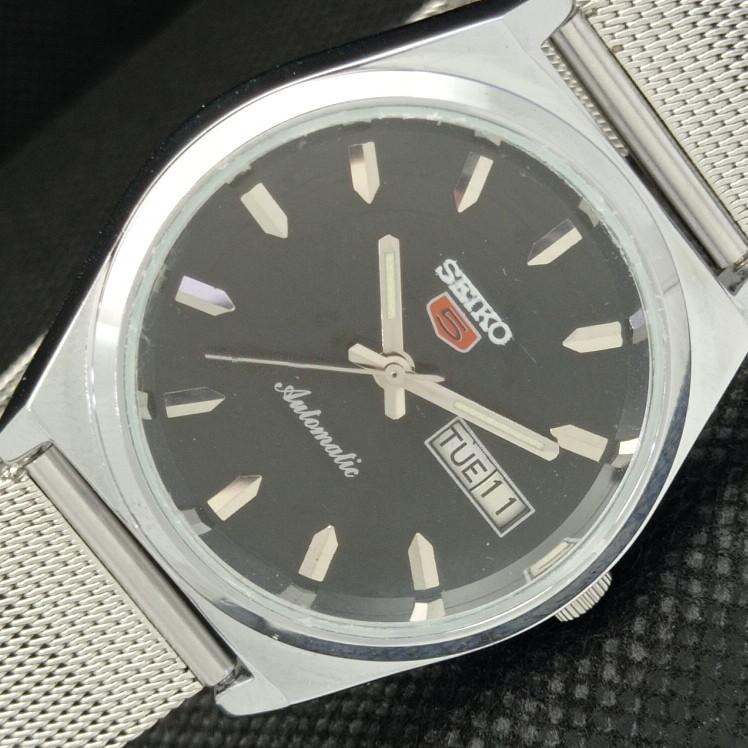 REFURBISHED VINTAGE SEIKO 5 AUTO 6309A JAPAN MENS D/D BLACK WATCH 593c-a314852-9 SKU593c-a314852
REFURBISHED VINTAGE SEIKO 5 AUTO 6309A JAPAN MENS D/D BLACK WATCH 593c-a314852-9 SKU593c-a314852