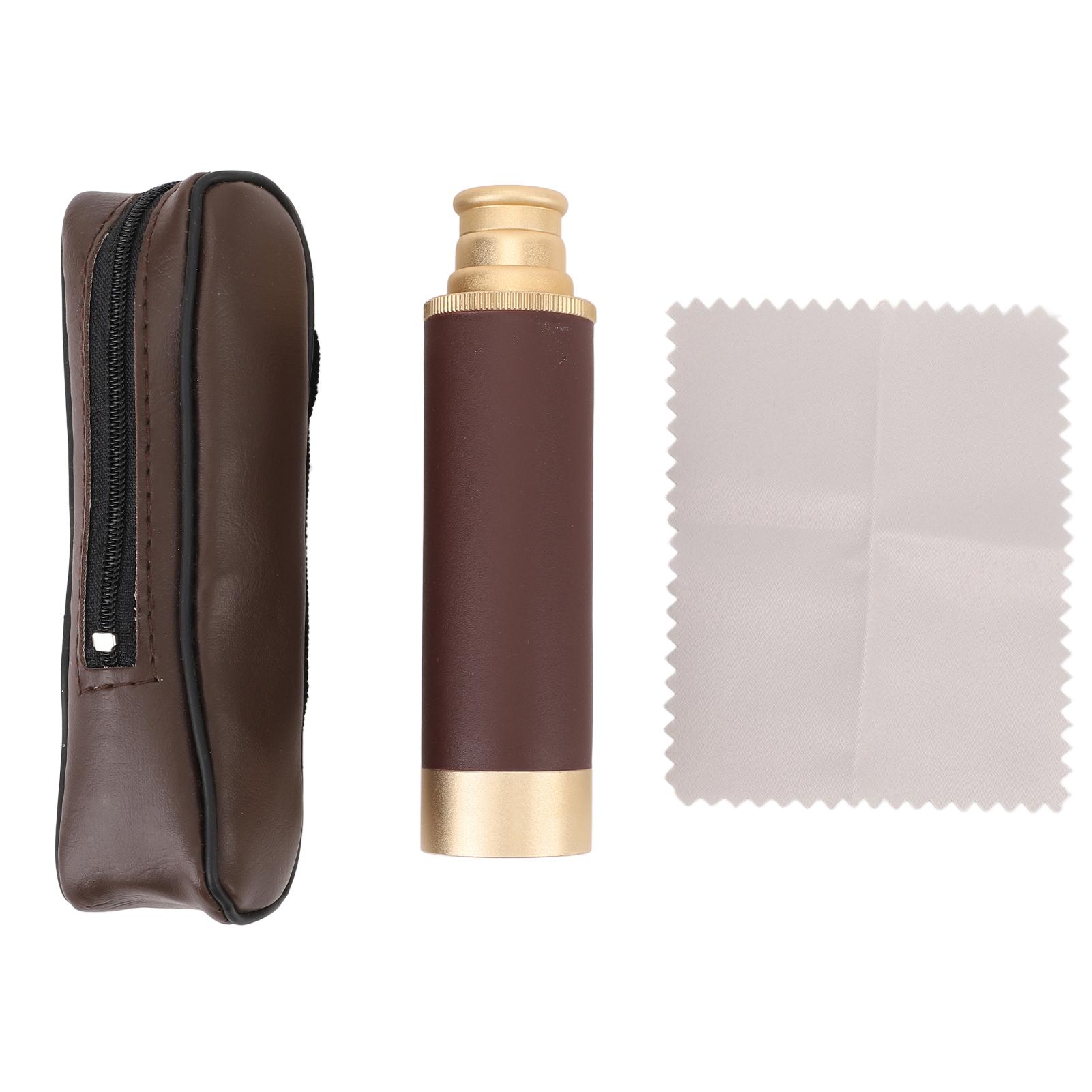 Monocular Telescope Collapsible Brass Aluminum Alloy PU Retro 25x30 Zoomable Pirate Monocular for
Monocular Telescope Collapsible Brass Aluminum Alloy PU Retro 25x30 Zoomable Pirate Monocular for