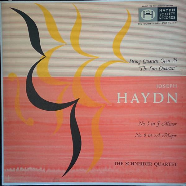 LP Record SCHNEIDER QUARTET Haydn String Quartet No. 5 in F min HS9088 HAYDN SOCIETY R US Classical Used
LP Record SCHNEIDER QUARTET Haydn String Quartet No. 5 in F min HS9088 HAYDN SOCIETY R US Classical Used