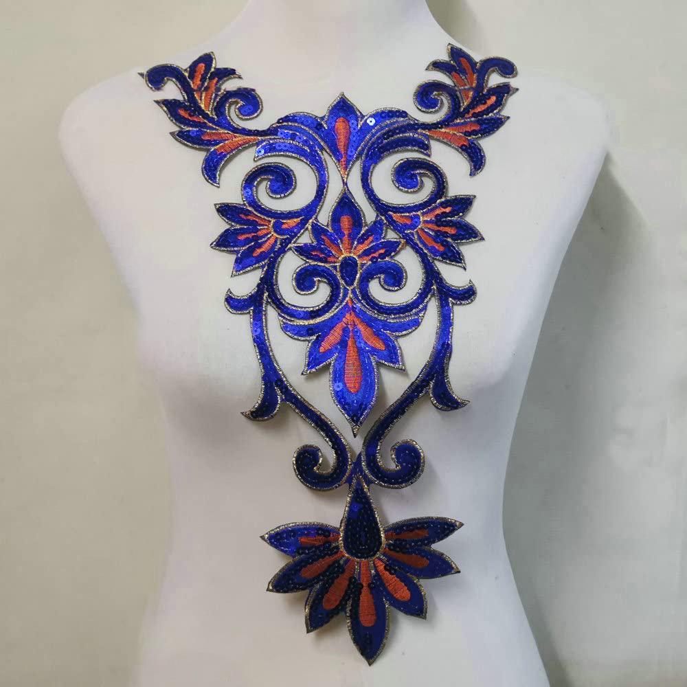 1 шт. Воротник с пайетками, вышитые нашивки, аппликация, нашивка для одежды, украшение королевский синий
1 шт. Воротник с пайетками, вышитые нашивки, аппликация, нашивка для одежды, украшение королевский синий